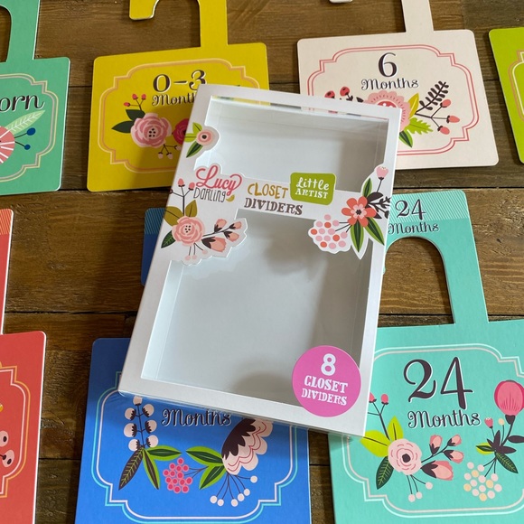 Closet dividers / markers for baby / toddler girl - Picture 6 of 7